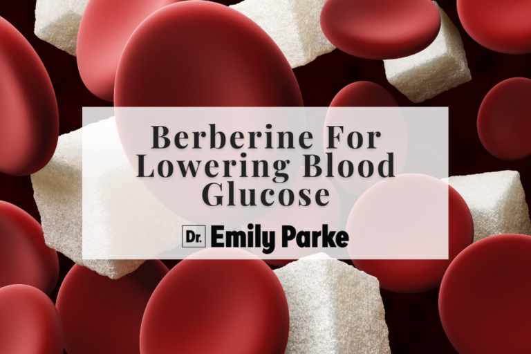 berberine for lowering blood glucose